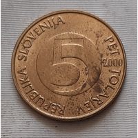 5 толаров 2000 г. Словения