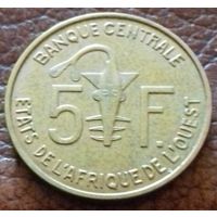Западная Африка 5 франков 2010