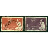 Австралия 1957 Mi# 279-280 Рождество. Гашеная (AU04)