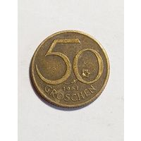 Австрия 50 грошей 1961 года .