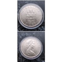Распродажа с 1 рубля!!! Гибралтар 1 крона 1967 г. UNC