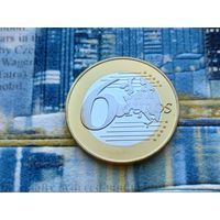 Монетовидный жетон 6 (Sex) Euros (евро). #29