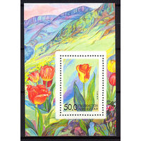 1993 Узбекистан. Цветы