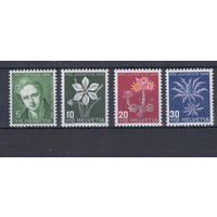 [2132] Швейцария 1946. Флора.Цветы. СЕРИЯ MNH