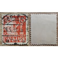 Дания 1937 Парусник. 15 эре