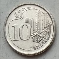 Сингапур 10 центов 2015 г.