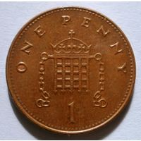 1 пенни 2000 Великобритания