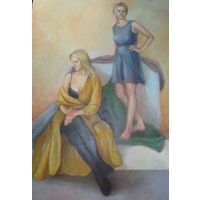Картина . Холст на подрамнике 70*100 см.