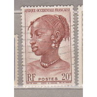 Французские колонии Французская Западная Африка 1947 год - Культура    лот 11