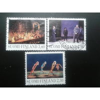 Финляндия 1993 опера, марки из блока