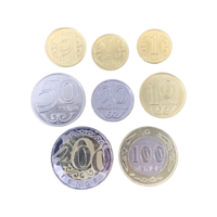 Казахстан ПОЛНЫЙ НАБОР 8 монет 2005-2021 UNC