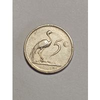 ЮАР 5 центов 1975 года