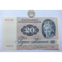 Werty71 Дания 20 крон 1988 1972 банкнота Паулина Мария Тутейн Воробьи
