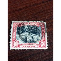 Британская Ямайка 1901 года. Водопад Лландавери