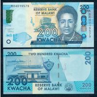 Малави 200 квача 2022 год. UNC