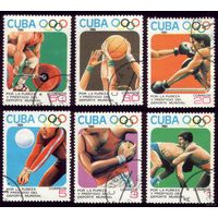 6 марок 1984 год Куба Олимпиада