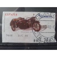 Испания 2003 Автоматная марка Мотоцикл 1938 г. 0,28 евро Михель-1,5  евро гаш