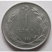 Турция 1 лира 1968