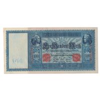 Германия 100 марок 1910 года. Красная печать. Состояние aUNC!