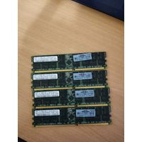 Серверная оперативная память DDR1 PC3200 2GB 4 планки