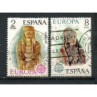 Испания - 1974 - Европа. Скульптуры - [Mi. 2072-2073] - полная серия - 2 марки. Гашеные.  (Лот 27EN)-T5P3