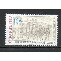 Конные экипажи Чехия 2011 год серия из 1 марки