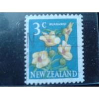 Новая Зеландия 1967 Цветы 3с
