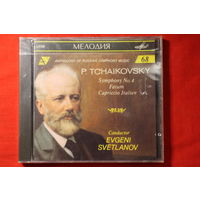 P. Tchaikovsky, Evgeni Svetlanov – Symphony No. 4 Fatum - Capriccio Italien (1991, CD)