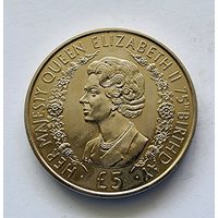 Олдерни 5 фунтов, 2001 75 лет со дня рождения Королевы Елизаветы II