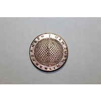 Настольная медальГДР, диаметр 3 см, тяжёлый металл.