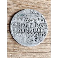 Трояк, 3 гроша, 1632, Эльблонг.