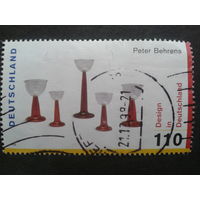 Германия 1998 Дизайн, марка из блока Михель-2,0 евро гаш