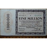 1 миллион марок 1923г. Дрезден