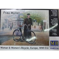 Master Box #35166 1\35 Womens Bicycle WWII