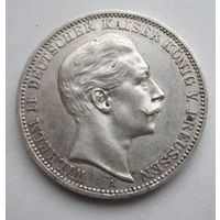 Пруссия  3 марки 1908   .43-289