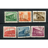 Венгрия - 1951 - Архитектура - [Mi. 1186-1191] - полная серия - 6 марок. Гашеные.  (LOT D5)