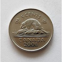 Канада 5 центов, 2008