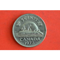 Канада 5 центов 1973