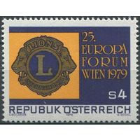 1979 Австрия Европейский Форум в Вене Эмблема  1373