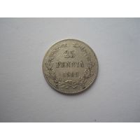 25 пенни 1909 L