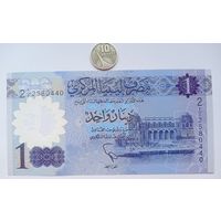 Werty71 Ливия 1 динар 2019 UNC банкнота