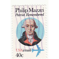 Филипп Маццеи (1730-1816), политический писатель итальянского происхождения 1980 год