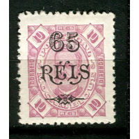 Португальские колонии - Мозамбик - 1902 - Надпечатка 65 REIS на 10R - [Mi.71] - 1 марка. MH.  (Лот 107BD)