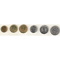 Узбекистан набор 6 монет 1994