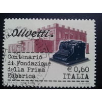 Италия 2008 пиш. машинка 100 лет
