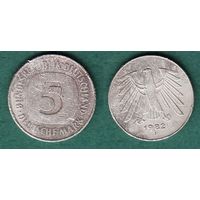 ГЕРМАНИЯ монета  5 марок 1982 год