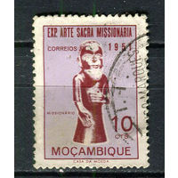 Португальские колонии - Мозамбик - 1953 - Скульптура 10С - [Mi.414] - 1 марка. Гашеная.  (LOT ET25)-T10P5
