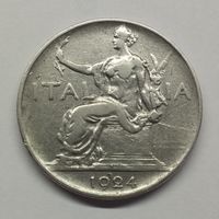 Италия 1 лира 1924  продажа коллекции