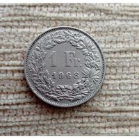 Werty71 Швейцария 1 франк 1968