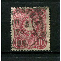 Рейх - 1875/1879 - Герб - 10 Pfe - [Mi.33] - 1 марка. Гашеная.  (Лот 136BU)